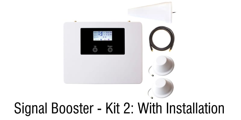 Kit_2 Cell Signal Booster Repeater Dual band